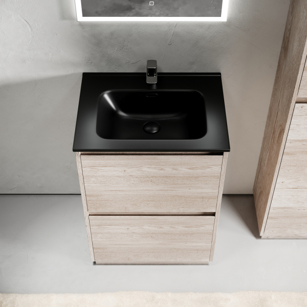 Тумба под раковину Sancos Libra Floor LB60FEG дуб галифакс натуральный фото