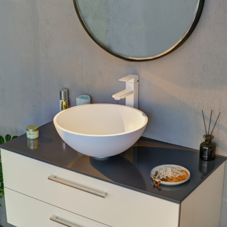 Накладная раковина Montebianco Migliore Nemi 11102 39,5х39,5 матовая фото