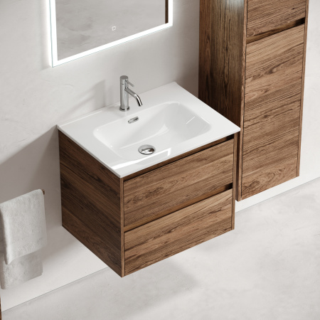 Тумба под раковину Sancos Libra LB60ECH дуб чарльстон фото