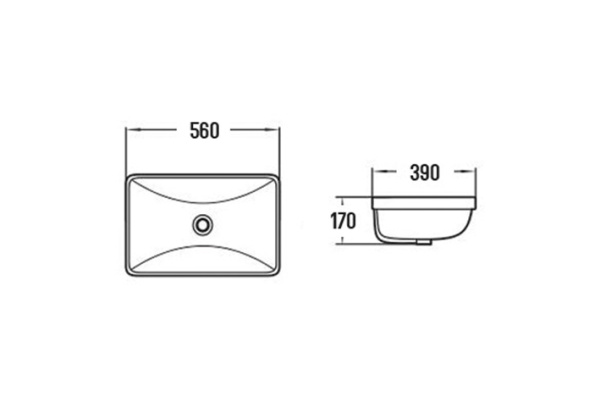 Раковина SantiLine SL-2109 56x39 фото