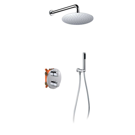 Душевая система скрытого монтажа с термостатом Vincea VSFW-101TCH хром фото