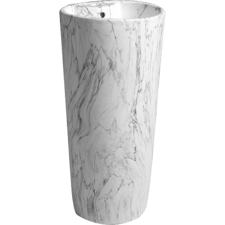 Напольная раковина SantiLine SL-4008 под мрамор фото