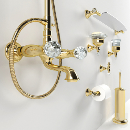 Душевая система Webert Karenina KA721208010 Золото фото
