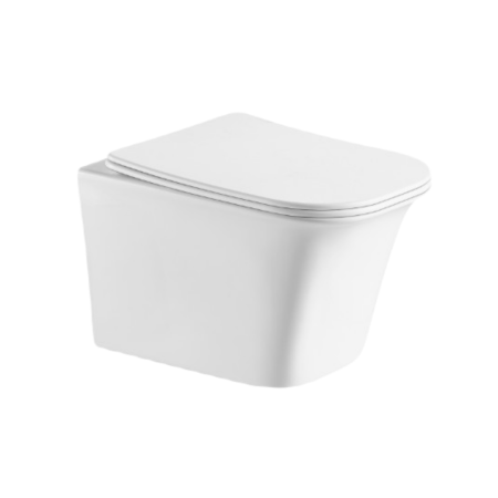 Унитаз подвесной безободковый Cerutti SPA Arno Aria CT7839 с сиденьем фото