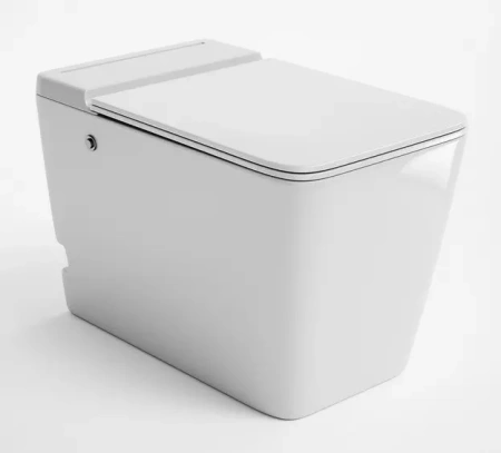 Унитаз напольный с импульсным смывом Grossman GR-PR-5501 с сиденьем фото