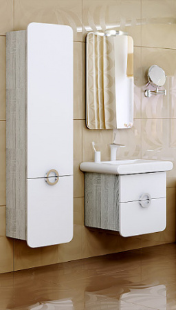 Шкаф-пенал Aqwella Аликанте Alic.05.04/R/Gray R фото