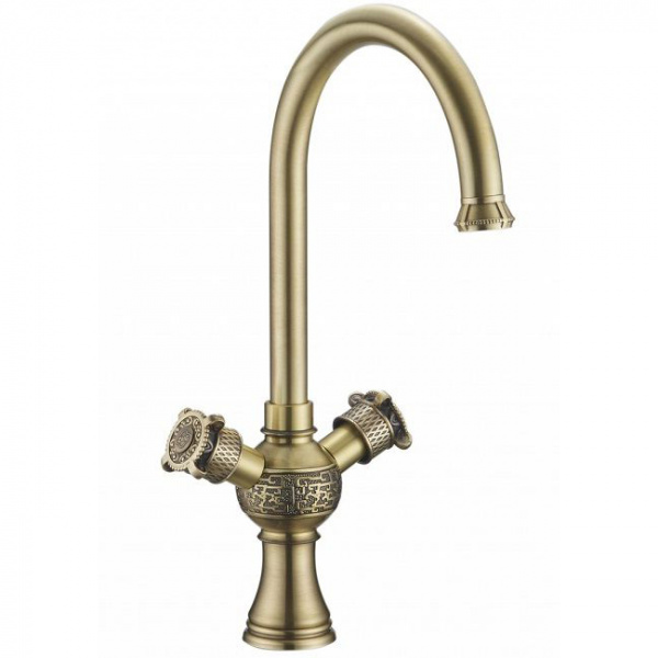 Смеситель для кухни Zorg Antic A 2004K-BR фото