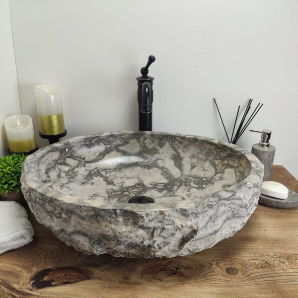 Накладная раковина из мрамора Erozy Doreng EM-00834 (56*47*15см) фото