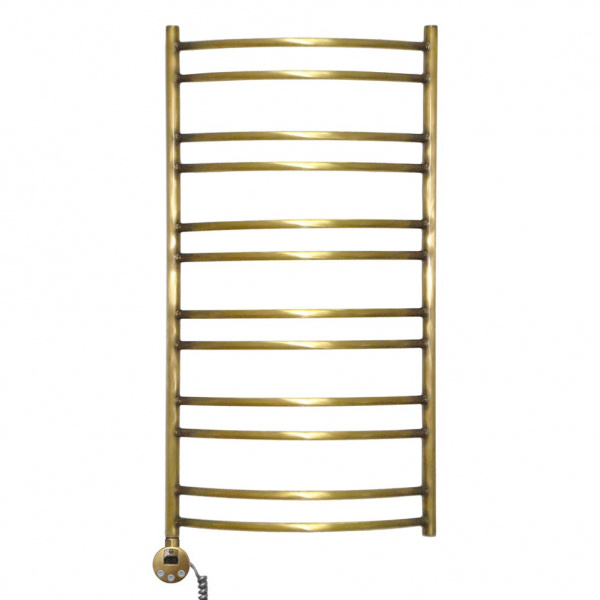 Полотенцесушитель электрический Domoterm Калипсо П12 (500х985) (бронза) левый фото