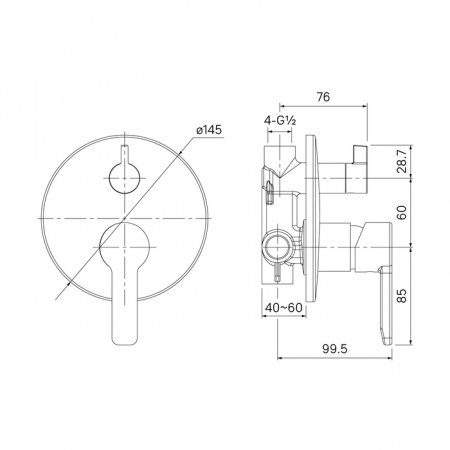 Смеситель для душа Iddis Sena SENSB00i67 фото