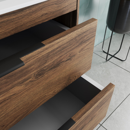 Тумба под раковину Vincea Chiara 2D VMC-2C2800CO С.Oak 80 см фото