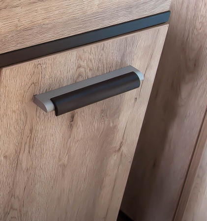 Тумба с раковиной Бриклаер Карибы 75 дуб кантри/венге фото