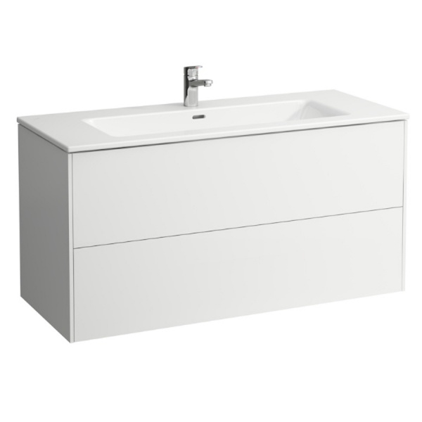 Тумба с раковиной Laufen Pro S 8.6496.3.261.104.1 120 см глянцевый белый фото