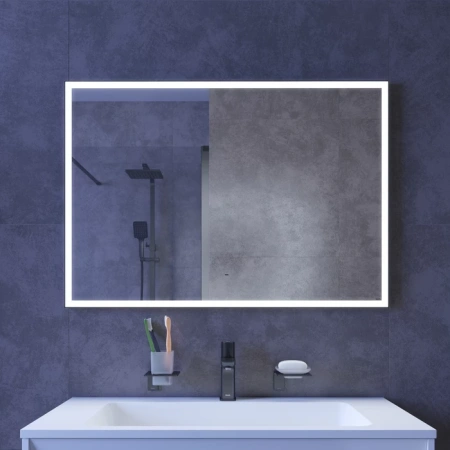 Зеркало с подсветкой и термообогревом Iddis Slide SLI1000i98 100x70 фото