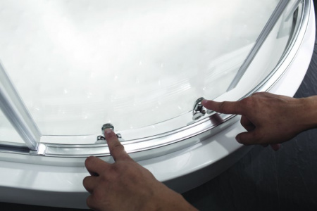 Душевой уголок Cezares Anima ANIMA-R-2-90-C-Cr-IV 90х90 см фото