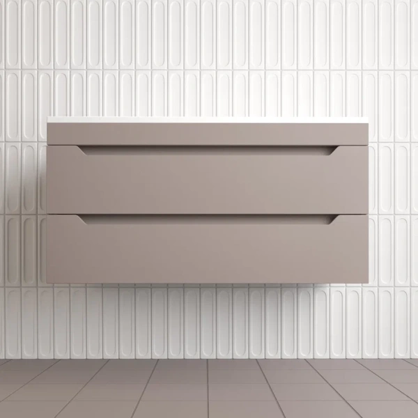 Тумба подвесная Style Line Остин 100 ЛС-00002410 тауп темный фото