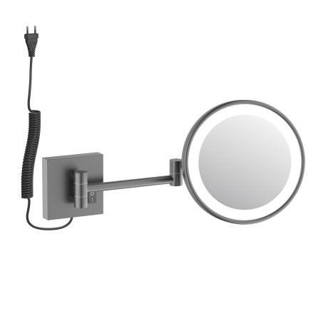 Косметическое зеркало с подсветкой Timo Luiro 18474/18 Черное золото фото