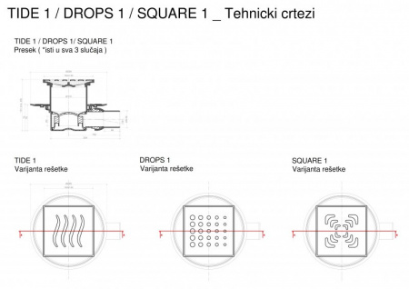 Душевой трап Pestan Confluo Standard Tide 1 13000001 фото
