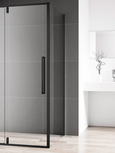 Боковая перегородка AQUAme 80 AQM7111-2 черная фото