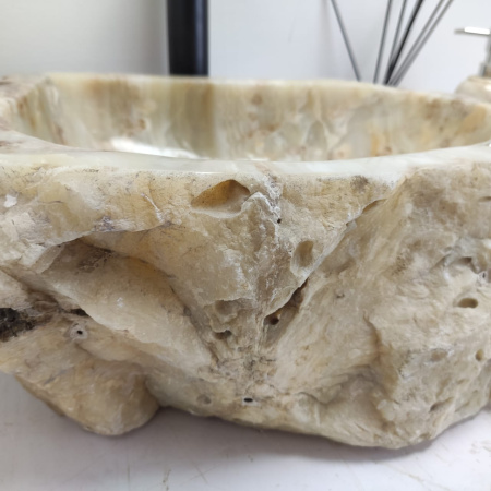 Накладная раковина из оникса Erozy Green EO-00769 (45*37*15см) фото