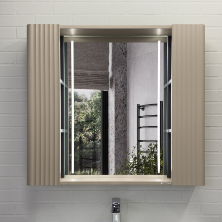 Зеркало-шкаф Comforty Ангара-90 00-00019940 дуб латте фото