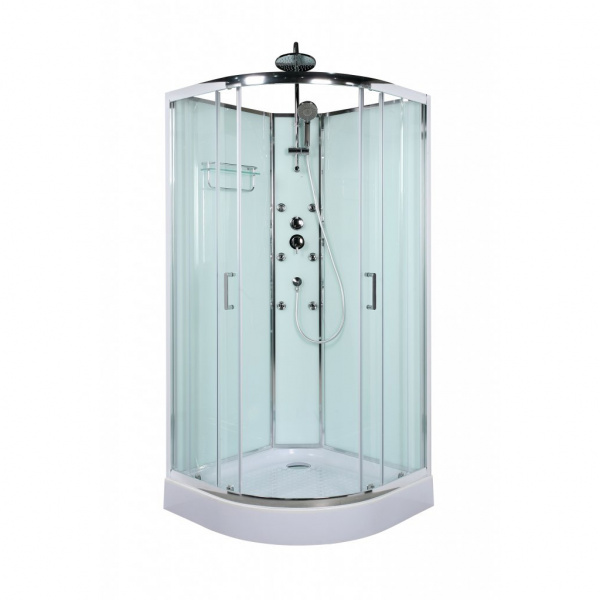 Душевая кабина BelBagno Uno UNO-CAB-A-2-90-C-Cr 90х90 фото