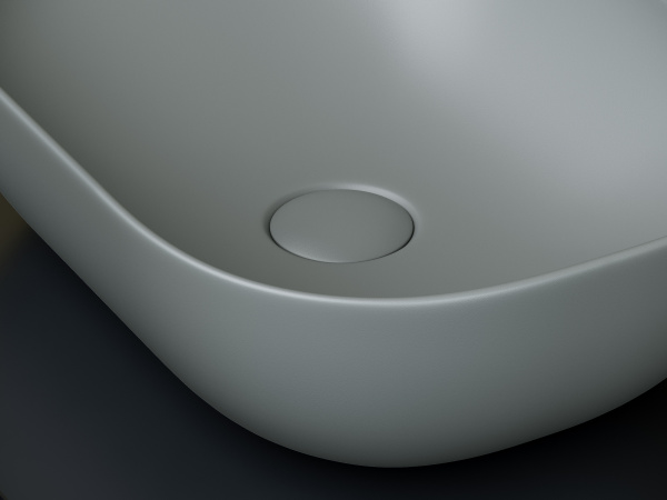 Накладная раковина Ceramica Nova Element CN6009MH 45x32 антрацит матовый фото