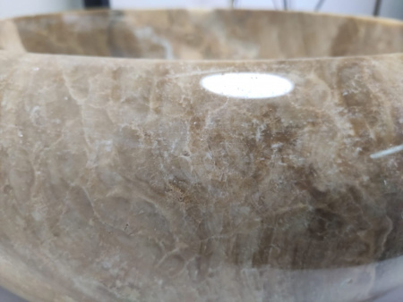 Накладная раковина из оникса Indo Donut Sunset Big DO-000173 фото