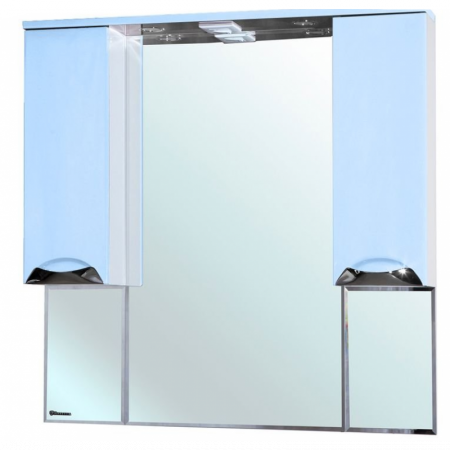 Зеркало-шкаф с подсветкой Bellezza Белла-105 Люкс голубой фото