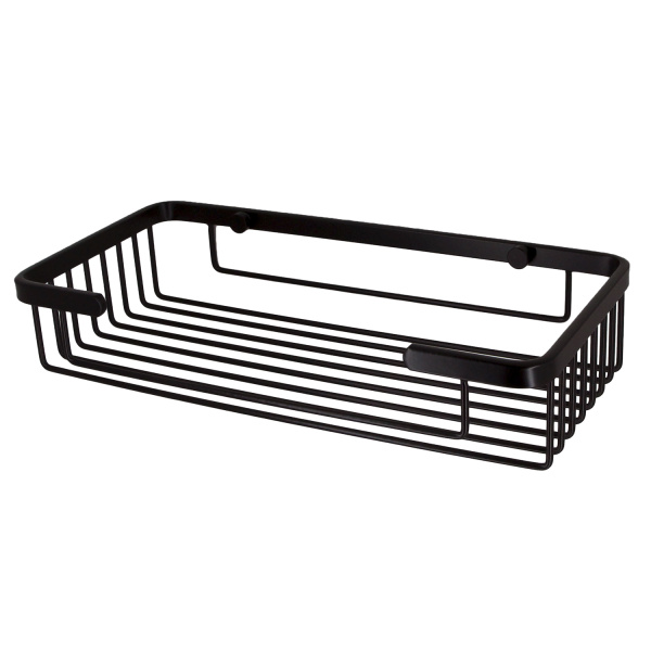 Полка металлическая WasserKRAFT K-722BLACK черная матовая фото