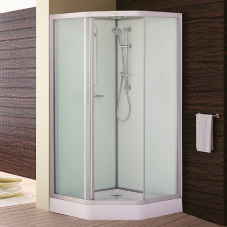 Душевая кабина Esbano ESKB110PR (со стеклянной крышей) 110х110 фото
