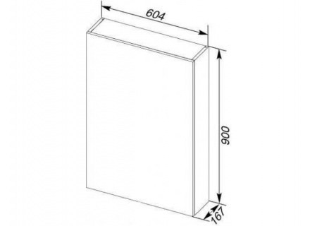 Зеркало-шкаф Aquanet Рондо 60 00189163 фото