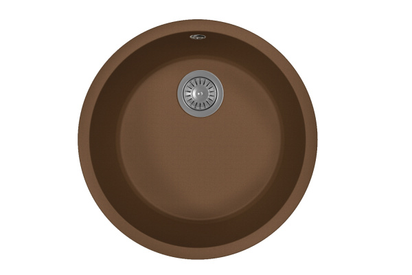 Кухонная мойка ВЕГА ЗЕРО Florentina 22.425.D0440 мокко фото