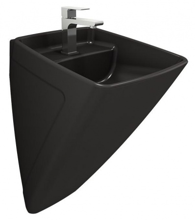 Раковина-моноблок подвесная Bocchi Firenze 1082-004-0126 черная матовая фото