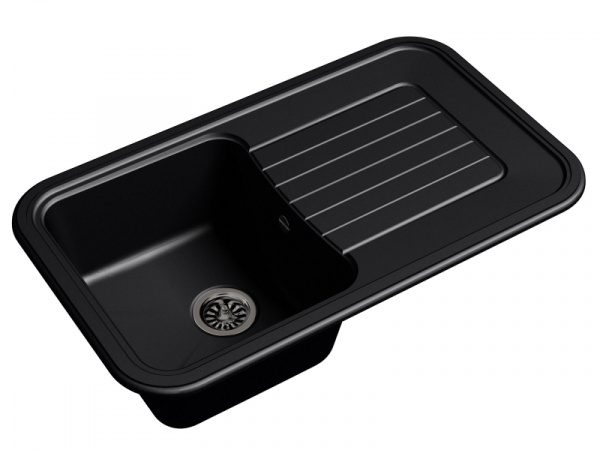 Мойка кухонная Ewigstein Antik A- 60F антрацит фото
