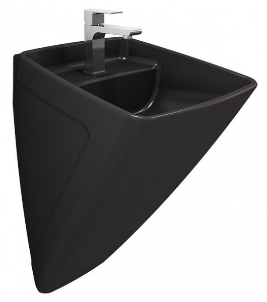 Раковина-моноблок подвесная Bocchi Firenze 1082-004-0126 черная матовая фото