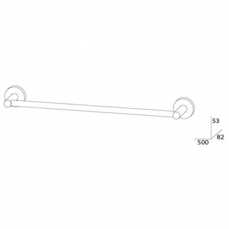 Держатель полотенца Artwelle Harmonia HAR 027 50 см фото