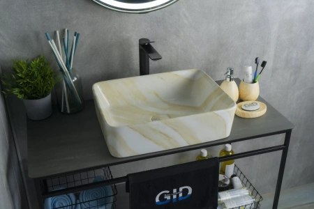 Накладная раковина GID MNC600 48х37 фото