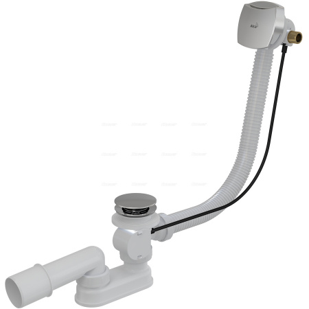 Слив-перелив для ванны Alcaplast A564KM1 с напуском воды через перелив фото