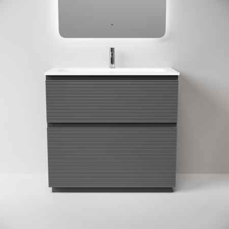 Тумба под раковину Sancos Folk Floor FL90FGS Grey soft фото