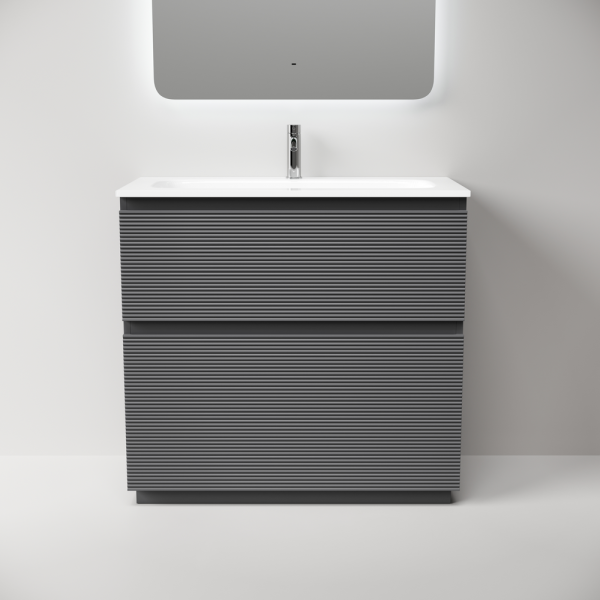 Тумба под раковину Sancos Folk Floor FL90FGS Grey soft фото