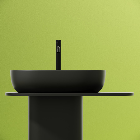 Накладная раковина Ceramica Nova Element CN6047MDH 60x41,5 темный антрацит матовый фото