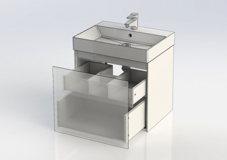 Тумба с раковиной Aquanet Нью-Йорк 60 00213934 фото