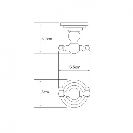 Крючок для полотенец WasserKRAFT Isar K-7323D фото