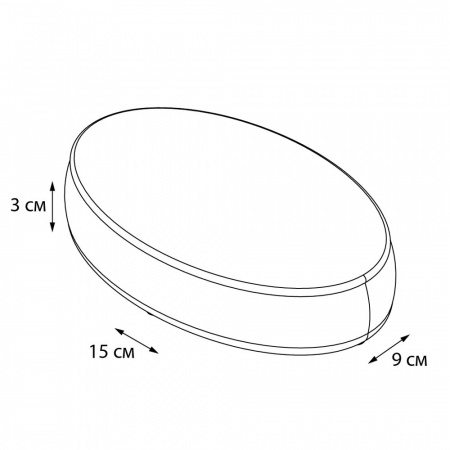 Мыльница настольная Fixsen Snow FX-260-4 фото