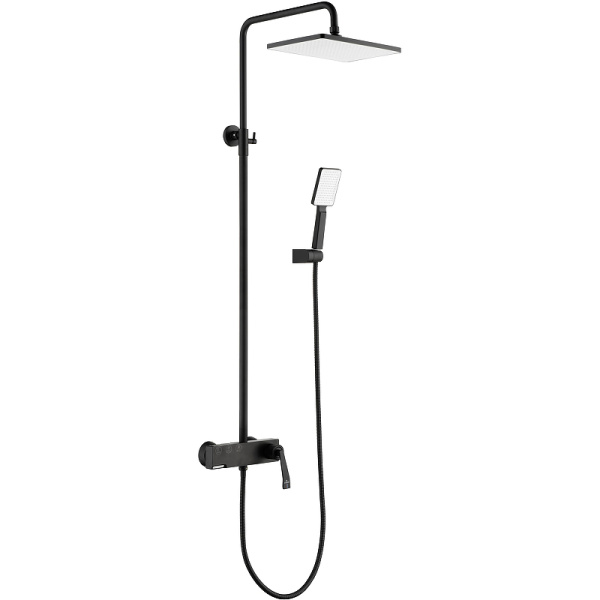 Душевая система (стойка) Kaiser Strike 09182-2 черная фото