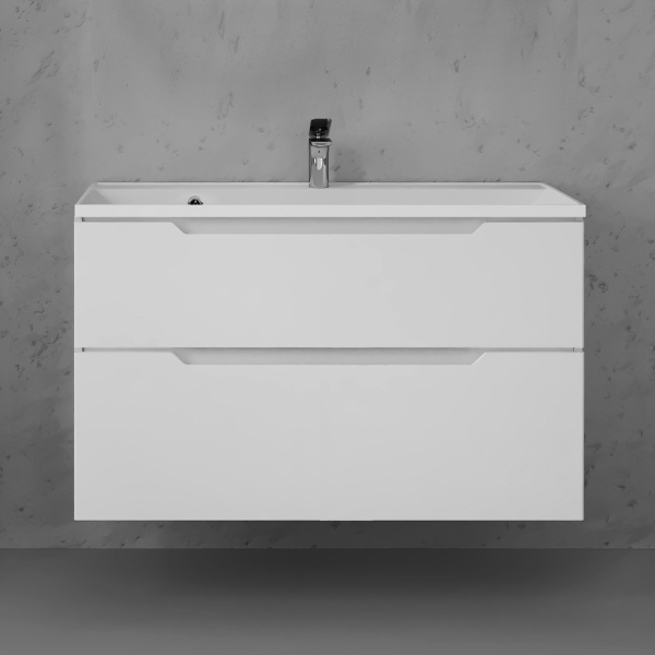 Тумба с раковиной Raval Wector 100 Wct.01.100/P/W/MD фото