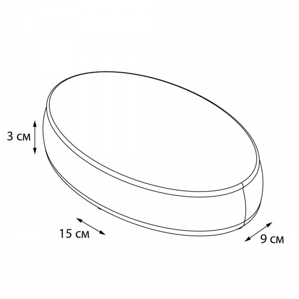 Мыльница настольная Fixsen Snow FX-260-4 фото