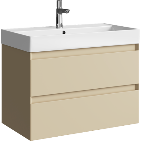 Тумба под раковину Aqwella Geometria 80 GE01082MD морская дюна фото