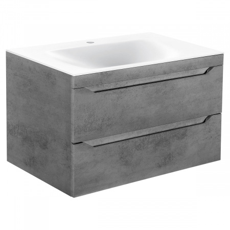 Тумба под раковину Vincea Fine VMC-2F800BT 80 см бетон фото